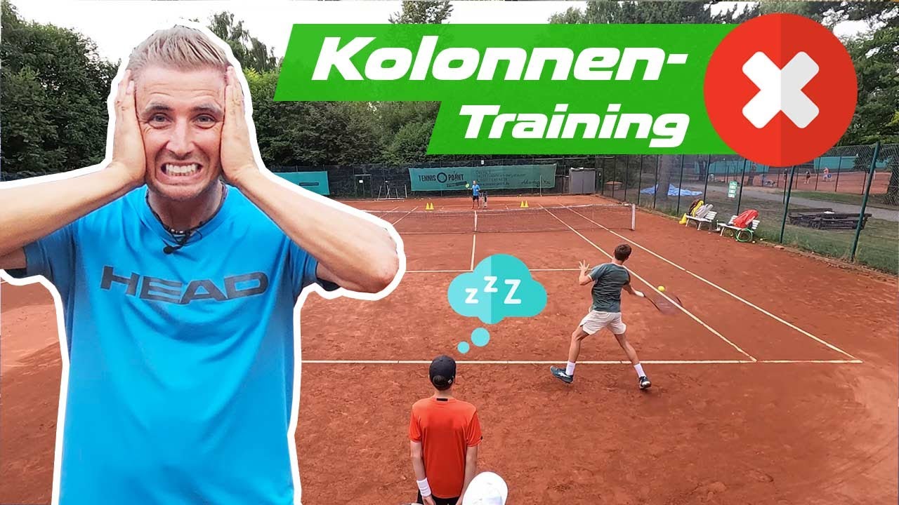 Tennis Gruppentraining richtig steuern ✅ 3 Profi-Tipps gegen Kolonnentraining