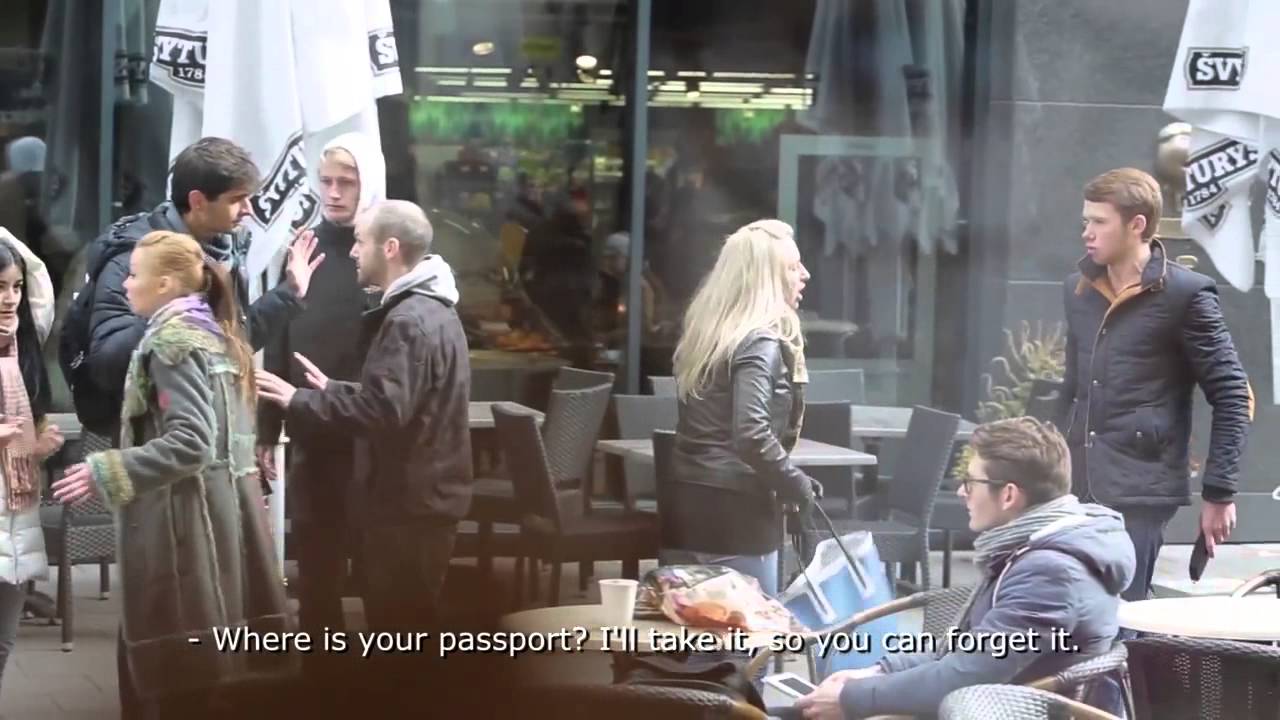 Invisible theater action in Vilnius | WHATANSU International