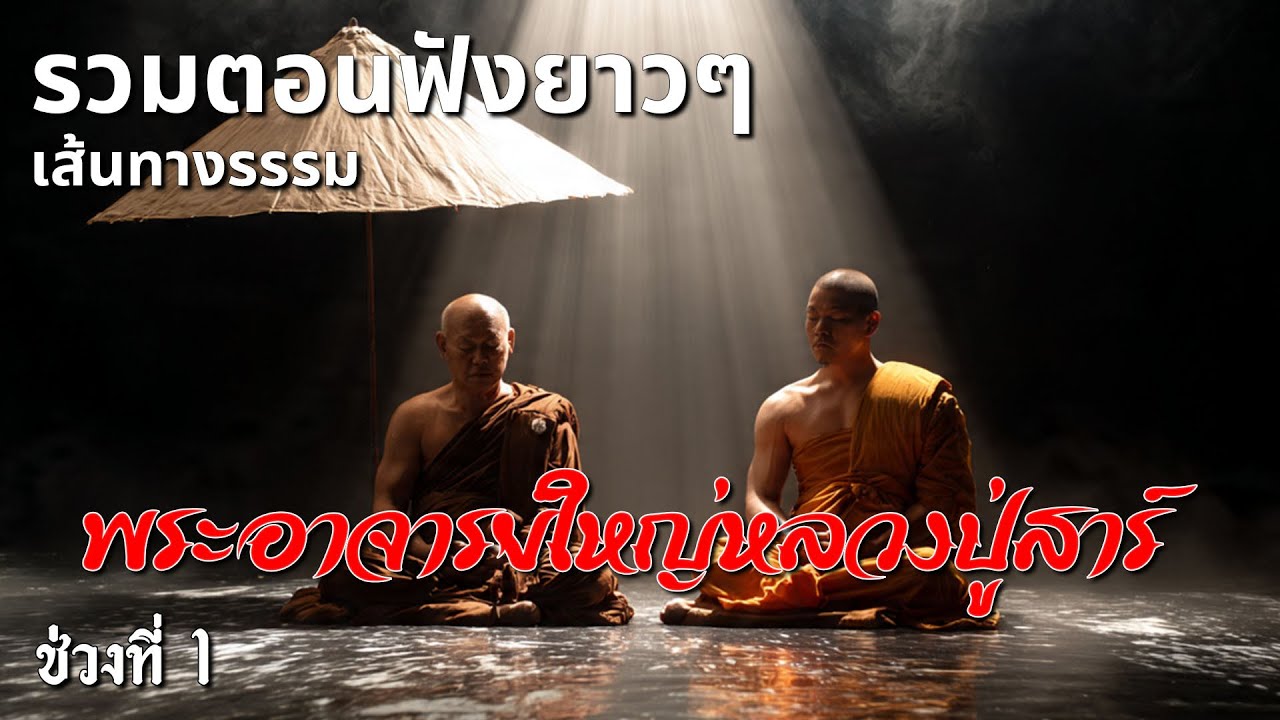 รวมตอนฟังยาวๆ เส้นทางธรรมพระอาจารย์ใหญ่หลวงปู่เสาร์