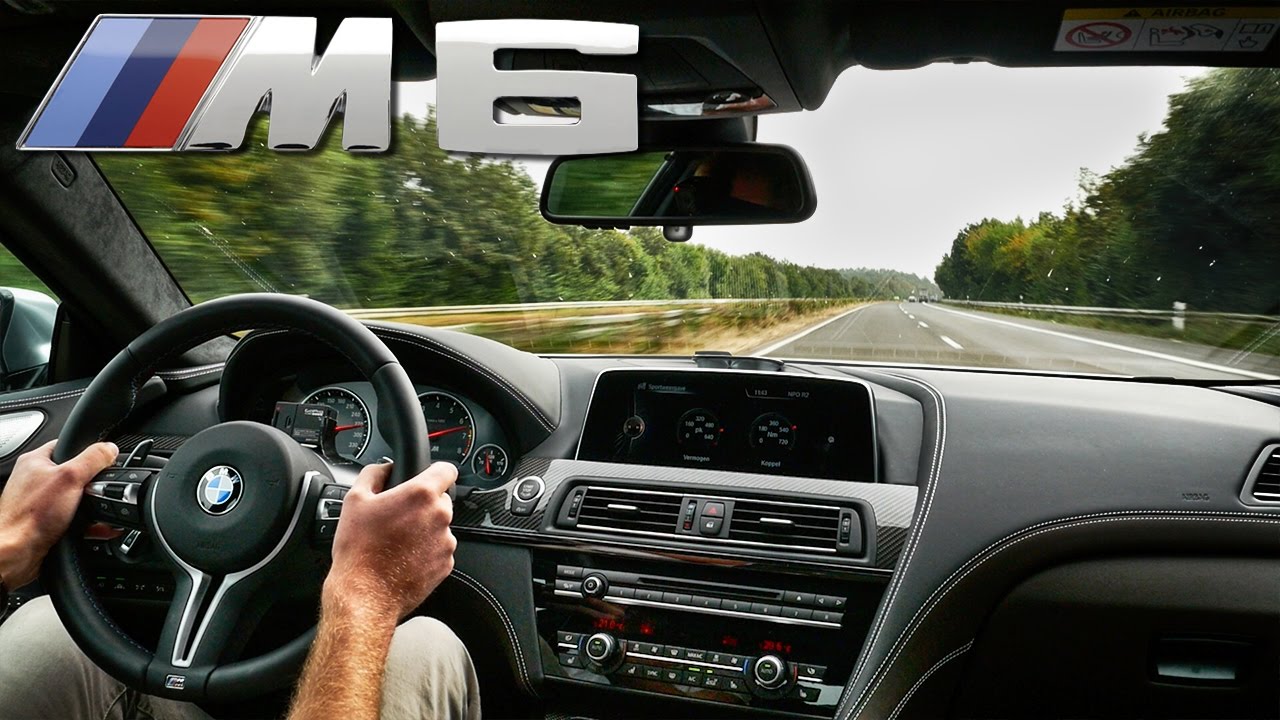 BMW M6 2017 ACCELERATION & TOP SPEED on AUTOBAHN 600 HP COMPETITION