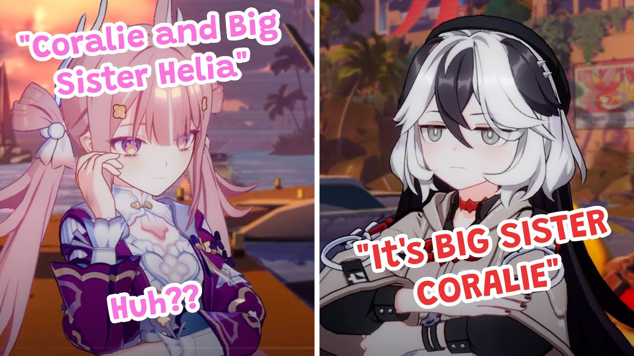 Coralie Wants To Be Called Big Sister JP Dub | Honkai impact 3rd