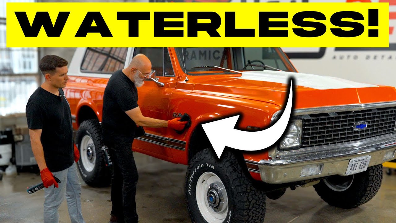 No bucket, NO HOSE Wash! When and *how* to use Waterless Wash