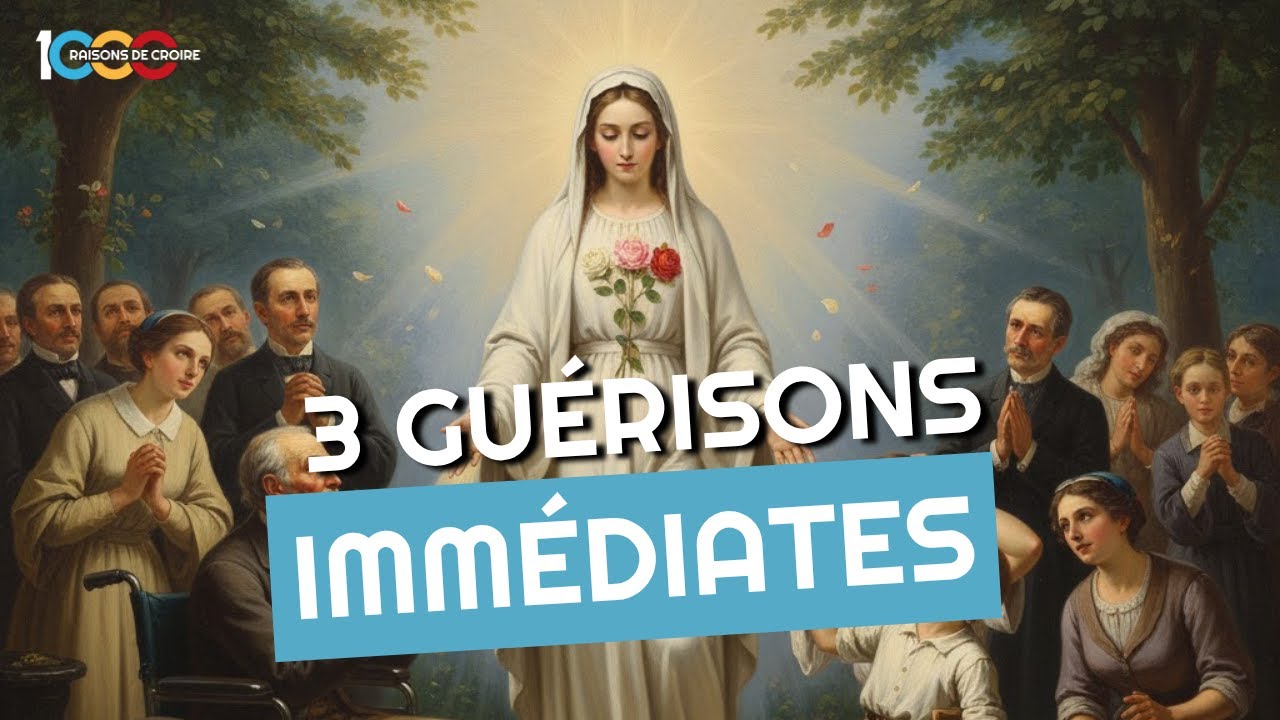La Vierge Marie apparaît et guérit trois malades incurables (Rosa Mystica)