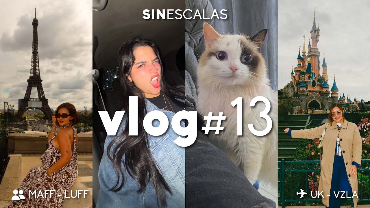 Maff: “Primera vez en Disneyland Paris”🇫🇷 Luff: “Atropellé a mi gata”🇻🇪 vlogcito de update #13