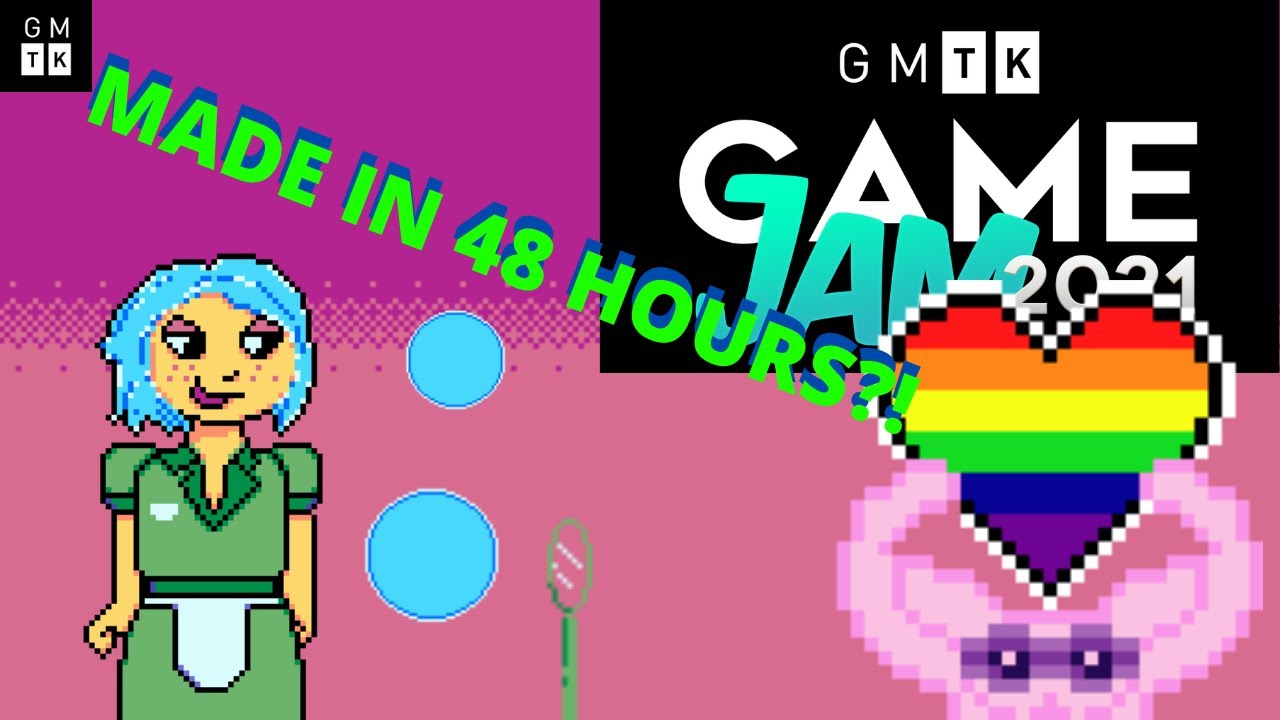 I made a ROMANCE GAME in LESS than 48 HOURS! (GMTK Game Jam 2021 Devlog)