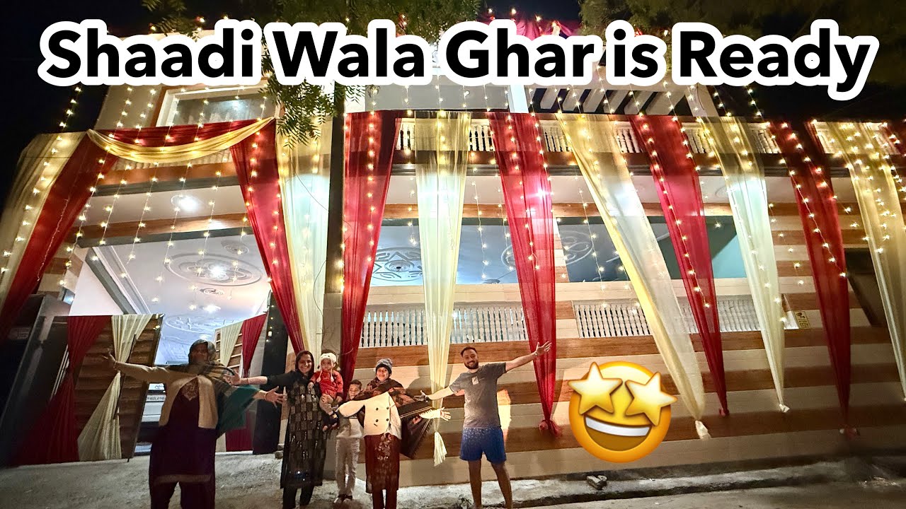 SHAADI WALA GHAR is READY 🤩❤️