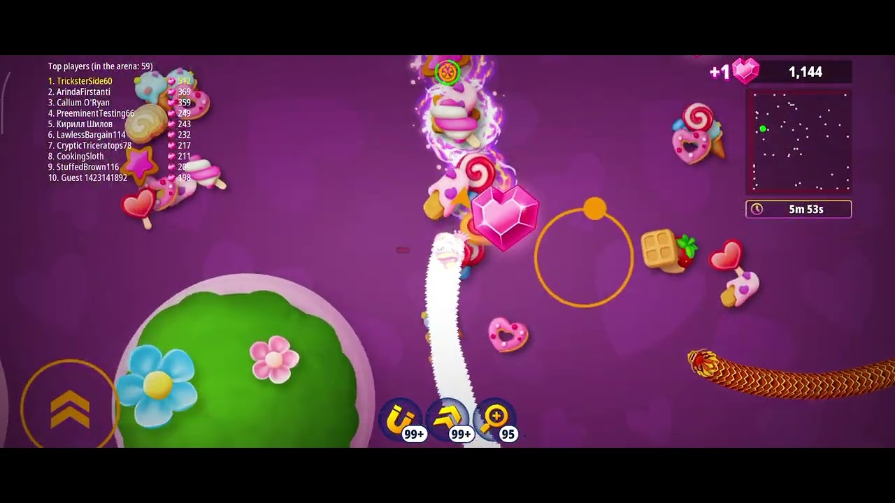Worms Zone game play 14 february valentine day event2026#vairal m#wormszone#viralvideo#shorts#foryou