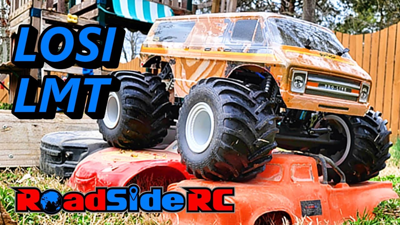 ЛУЧШИЙ радиоуправляемый монстр-трак? Losi LMT Roller (сборка, испытание и обзор)