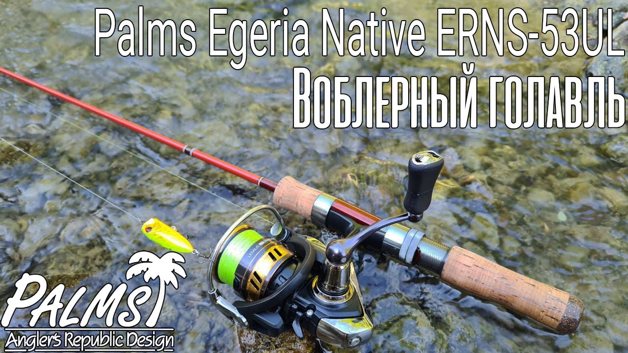 Голавль любит ВОБЛЕРЫ! Прогулка по реке с Palms Egeria Native ERNS-53UL