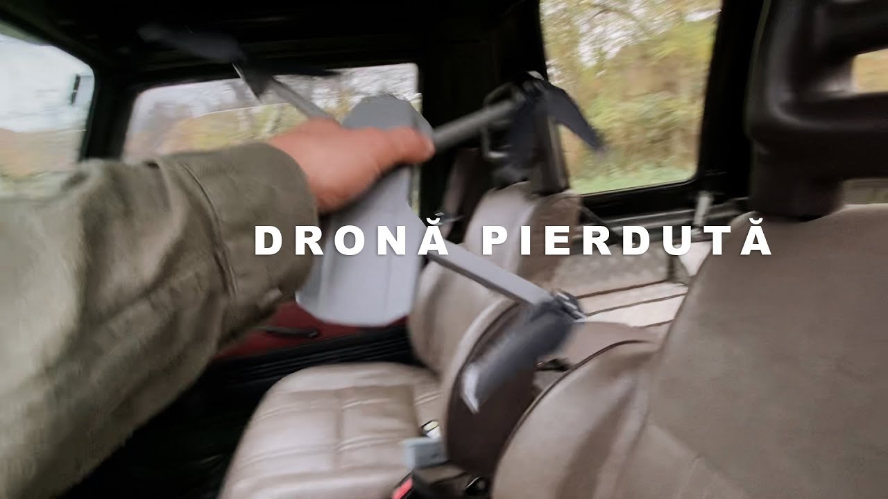 Nu mai vin cu tine! Dronă pierdută...