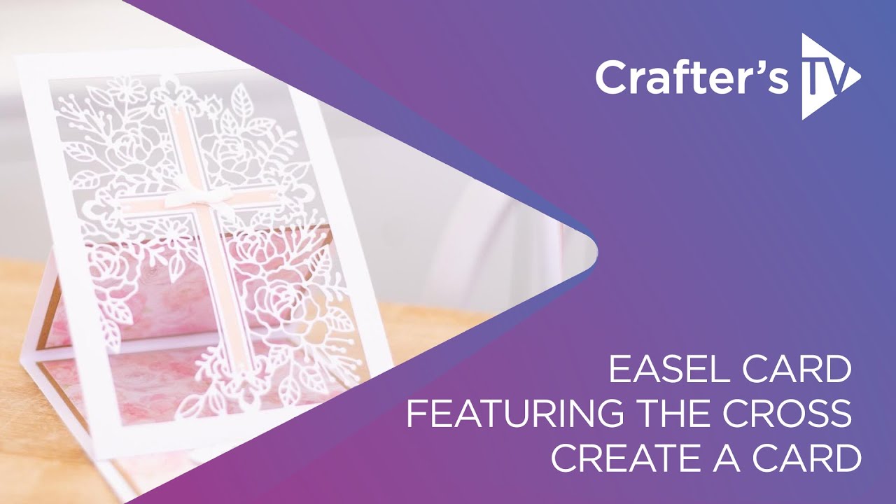Easel Card featuring the Cross Create a Card