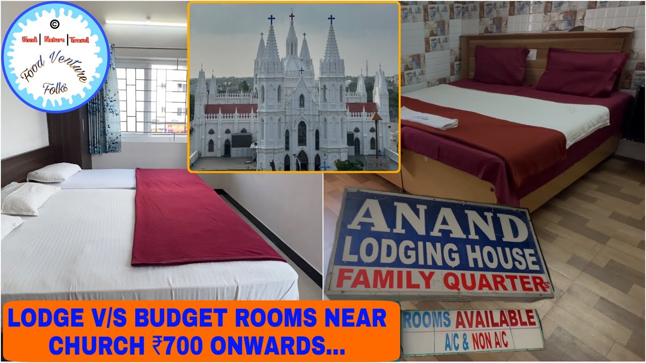 Lodge at ₹700 near Velankanni Church only 1 min walking distance and close to Velankanni Beach
