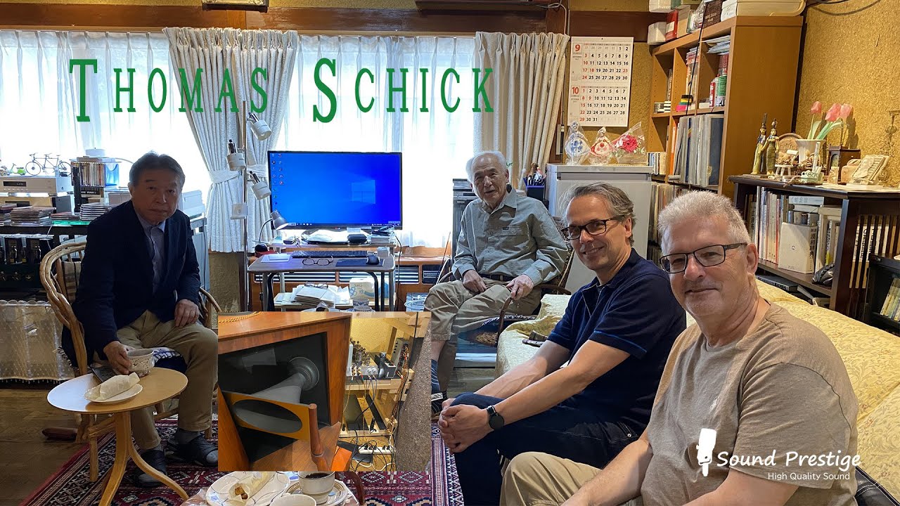 秋永氏宅訪問オーディオ試聴会！Thomas Schick氏・町田氏・森山氏　VITAVOX　CN-191 Corner Horn 真空管　ブギウギ