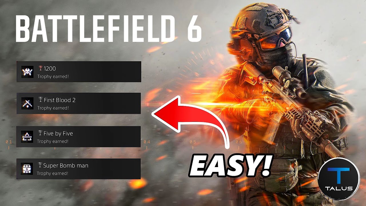 BATTLEFIELD 6 - How To Earn Multiplayer Trophies EASY!