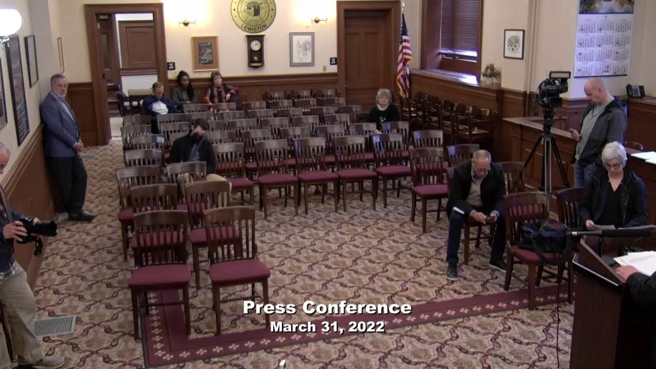 Press Conference 03/31/2022 - Lake Auburn Watershed Protection