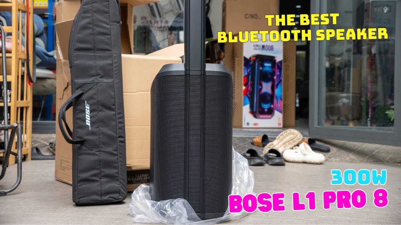 Khui hộp & Trải nghiệm thử loa BOSE L1 PRO 8 nhỏ gọn - Trùm loa sự kiện ngoài