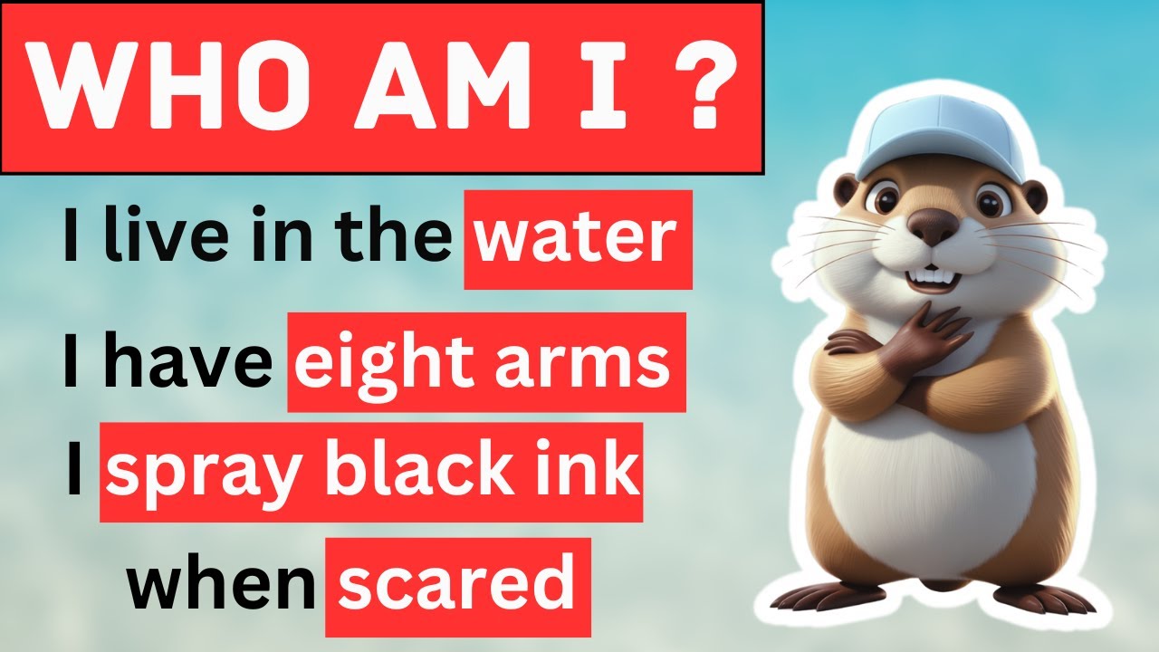 20 Animal Riddles for Kids | Fun animal questions | Who am I | Think Fast with Benny the Beaver!