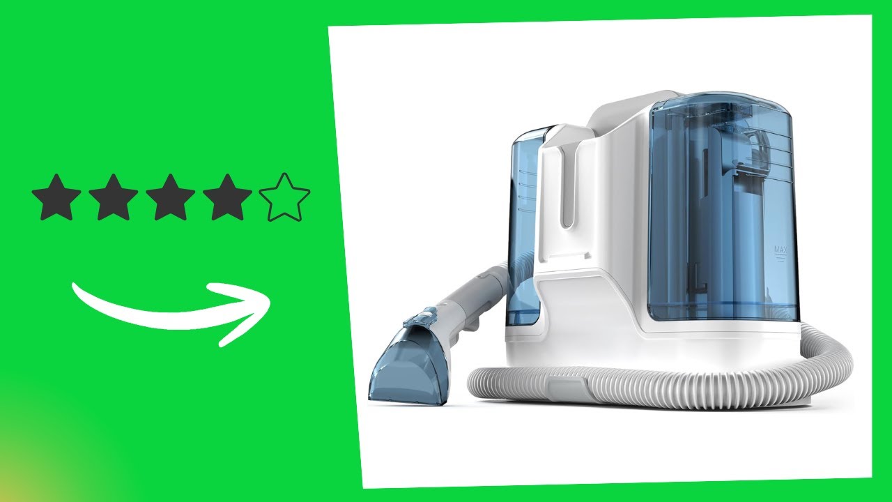 Aspiradora Agua Tapiceria Limpiador - 450W Limpia de Sofa Aspirador Maquina Limpieza  - RIVENARA