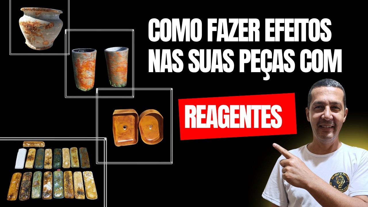 Como fazer efeitos nas suas peças com reagentes.
