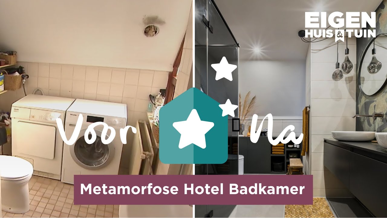 Van antieke badkamer naar luxe hotelspa | Metamorfose | Eigen Huis & Tuin