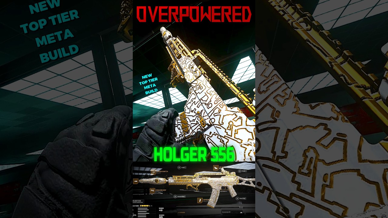 This *HOLGER 556* Build is OVERPOWERED ⚡️ | Best Class Setup | META | MW3 | WARZONE #shorts #viral