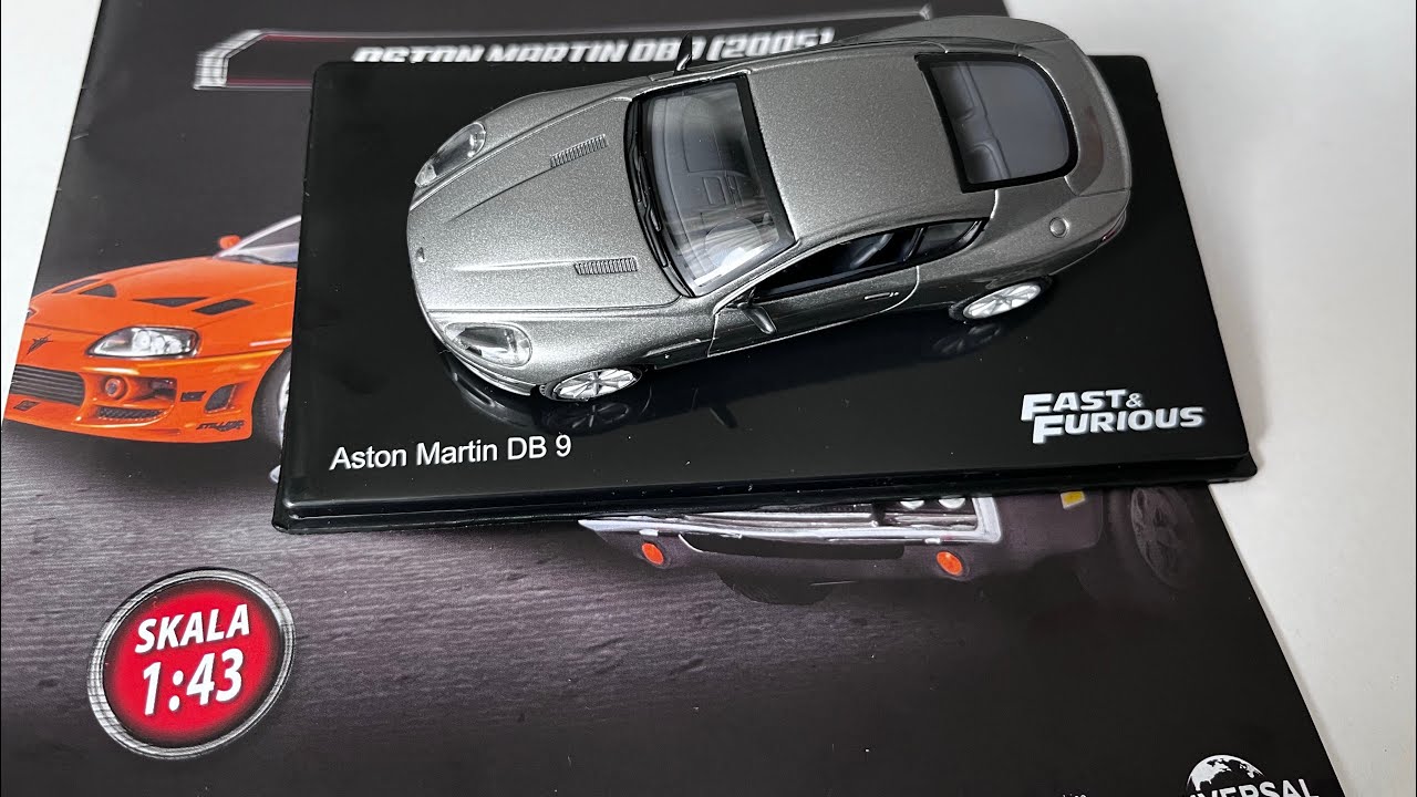 Aston Martin DB9 Fast and Furious 1/43 diecast model DeAgostini Szybcy I Wściekli #astonmartin 