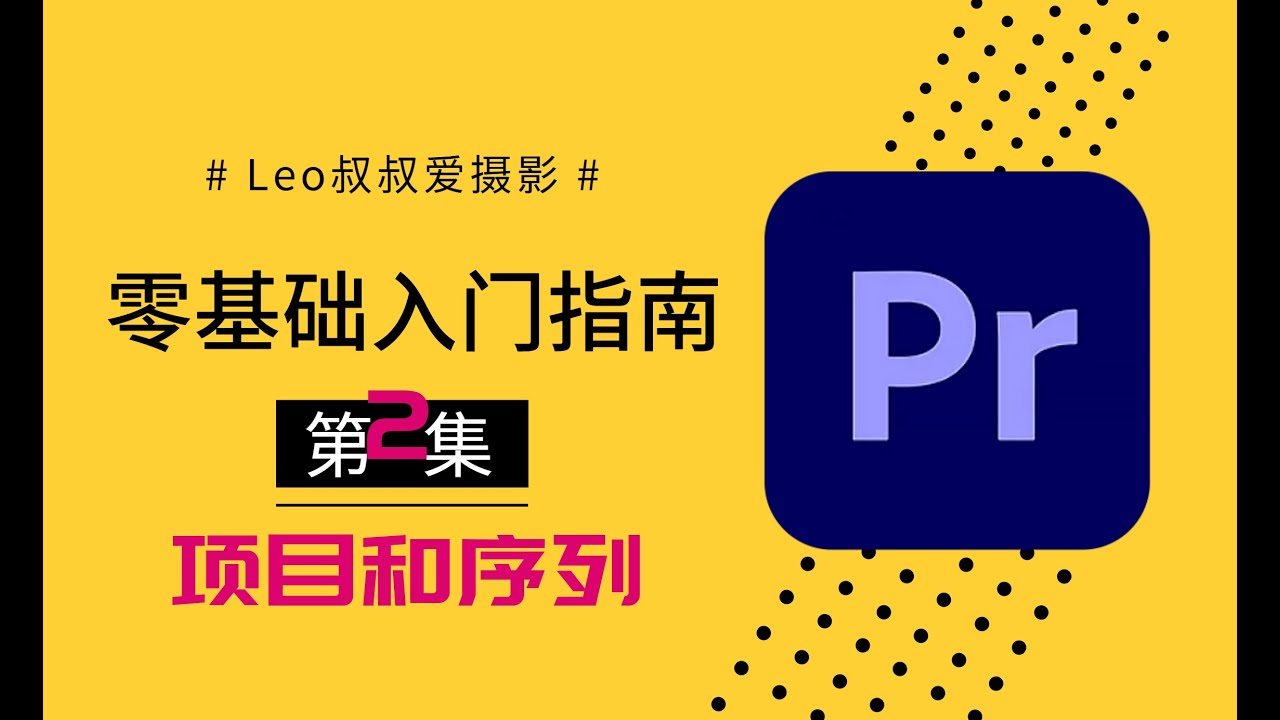 【干货】PR零基础入门指南第二集：新建项目和序列以及预设，基础但非常重要，PR萌新必学！