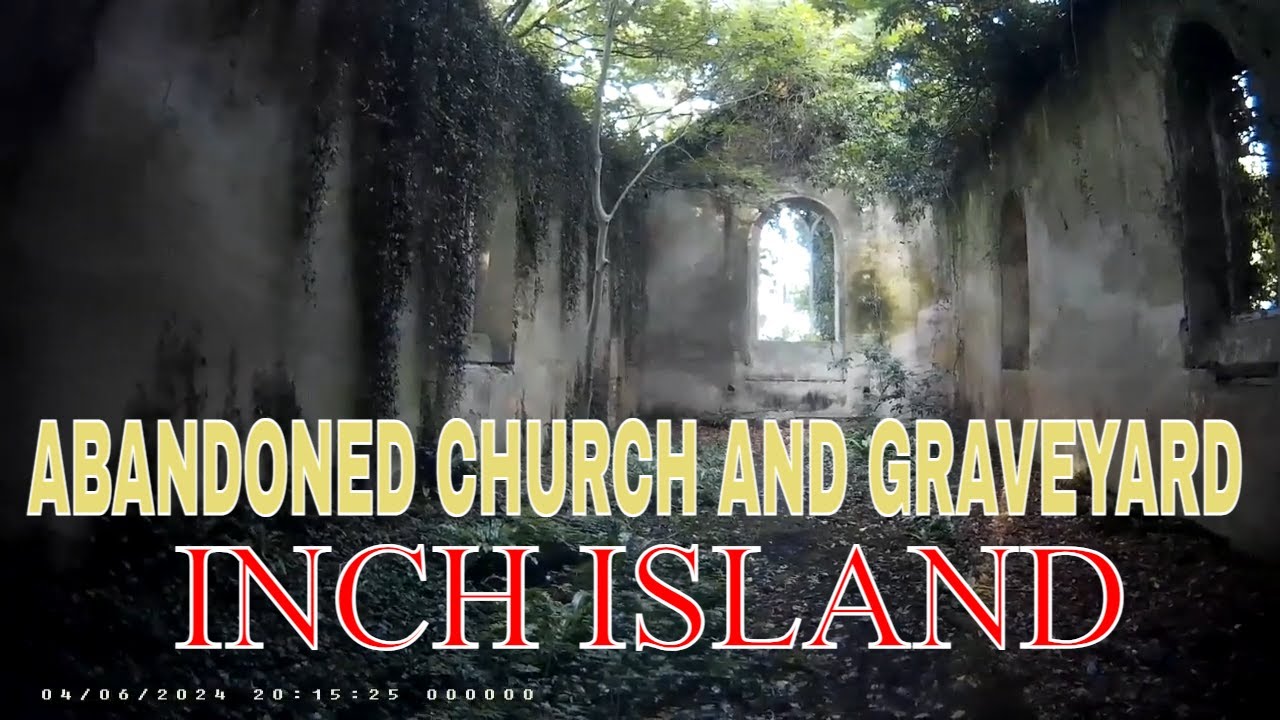ABANDONED CHURCH AND TWO GRAVE SITES ON INCH ISLAND CO, DONEGAL IRELAND (EXPLORE & DISCOVERY)