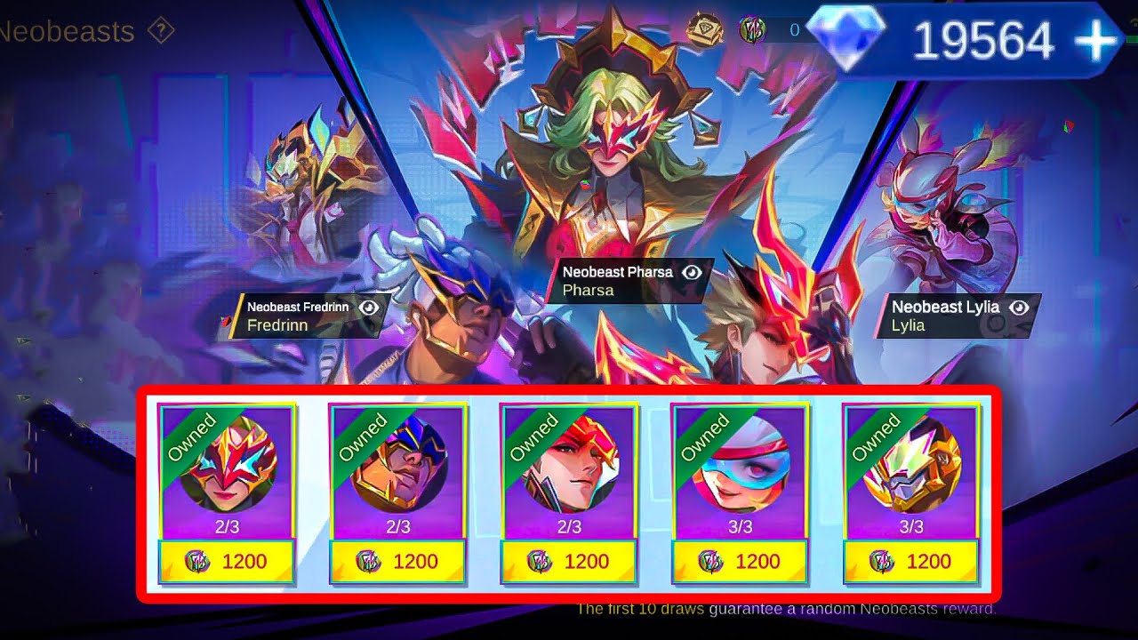 NEOBEAST SERIES SKINS DRAWS -2025