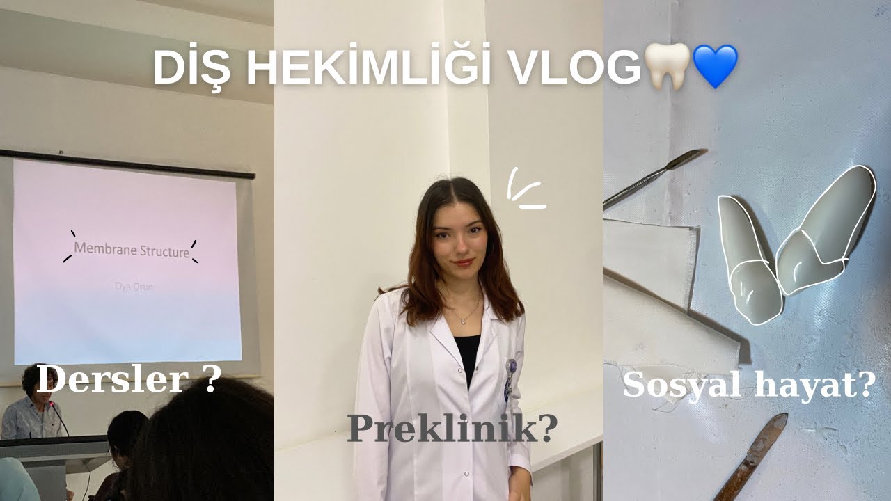 DİŞ HEKİMLİĞİ VLOG 4 || nasıl ders çalışıyorum? sosyal hayat? sabundan diş yapalım 🦷💙✨