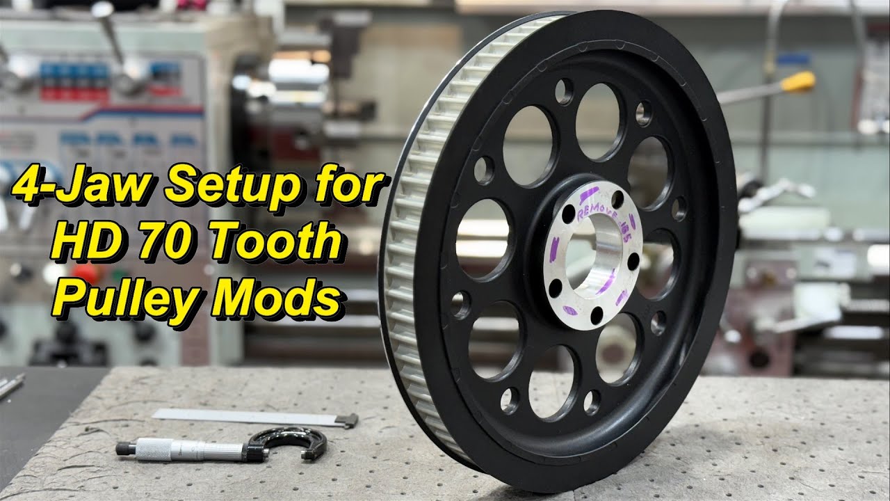 Harley Davidson 70 Tooth Pulley Modification