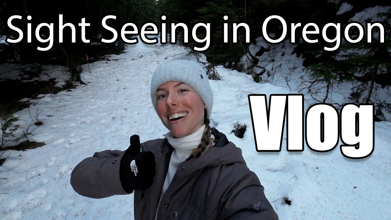 Vlog: Oregon things! Mt Hood, Downtown Portland, Multnomah Falls! ❄️🗻🌄