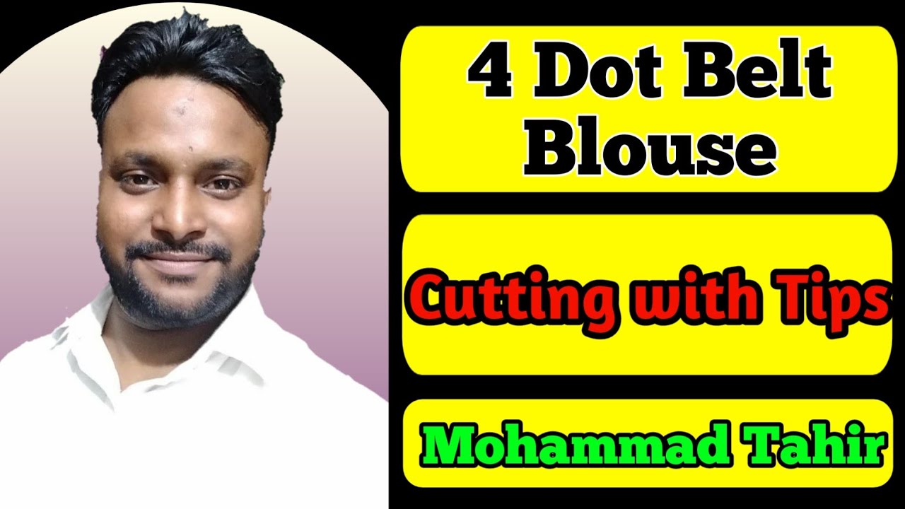 4 Dot Belt Blouse Cutting | Amina Boutiuqe | Mohammad Tahir
