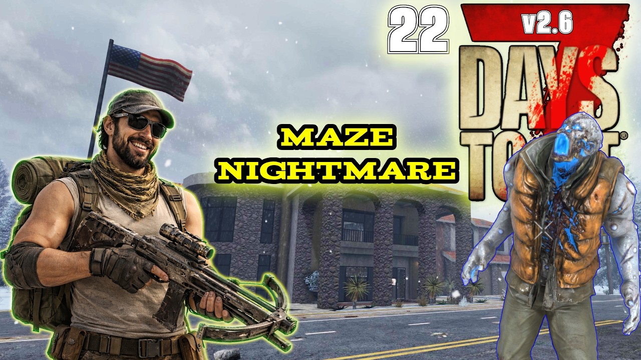 Maze POI Turned Into Screamers Chaos | 7DTD V2.6