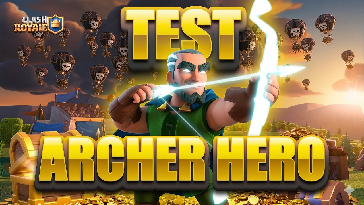 MEILLEUR DECK ARCHER MAGIQUE HERO ! CLASH ROYALE 2026