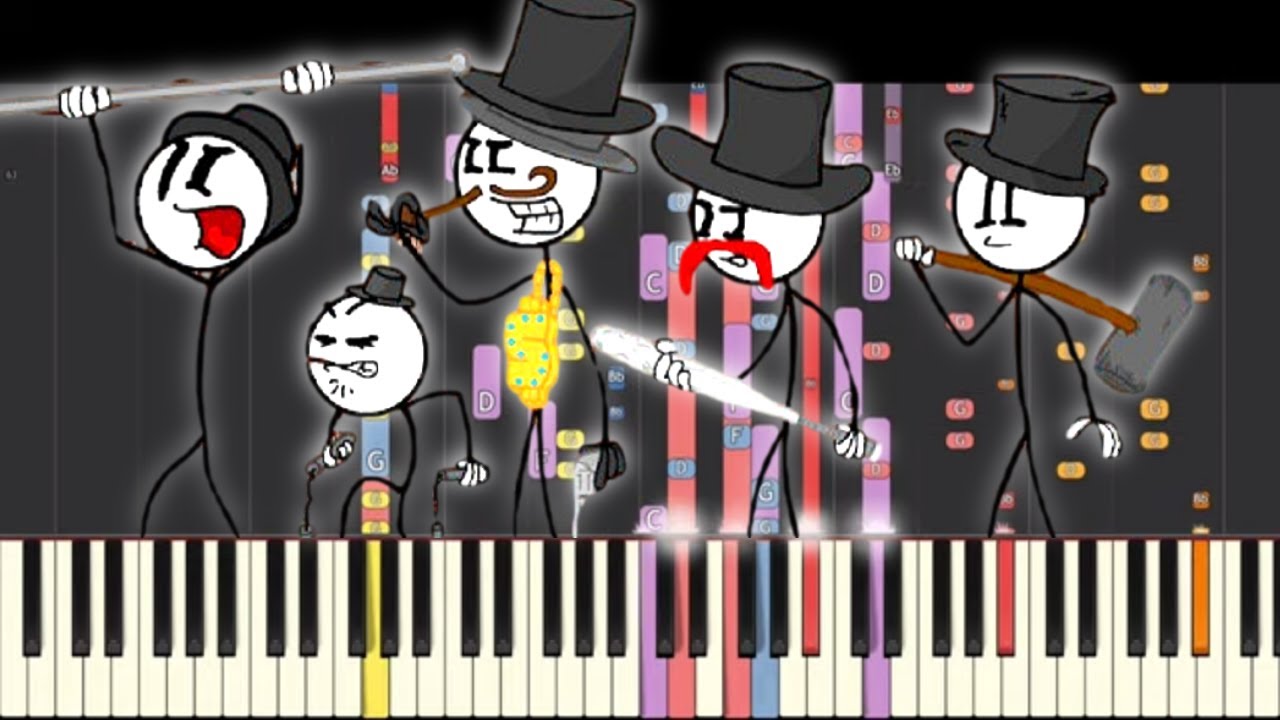 The Toppat Clan Theme - Piano Remix - The Henry Stickmin Collection