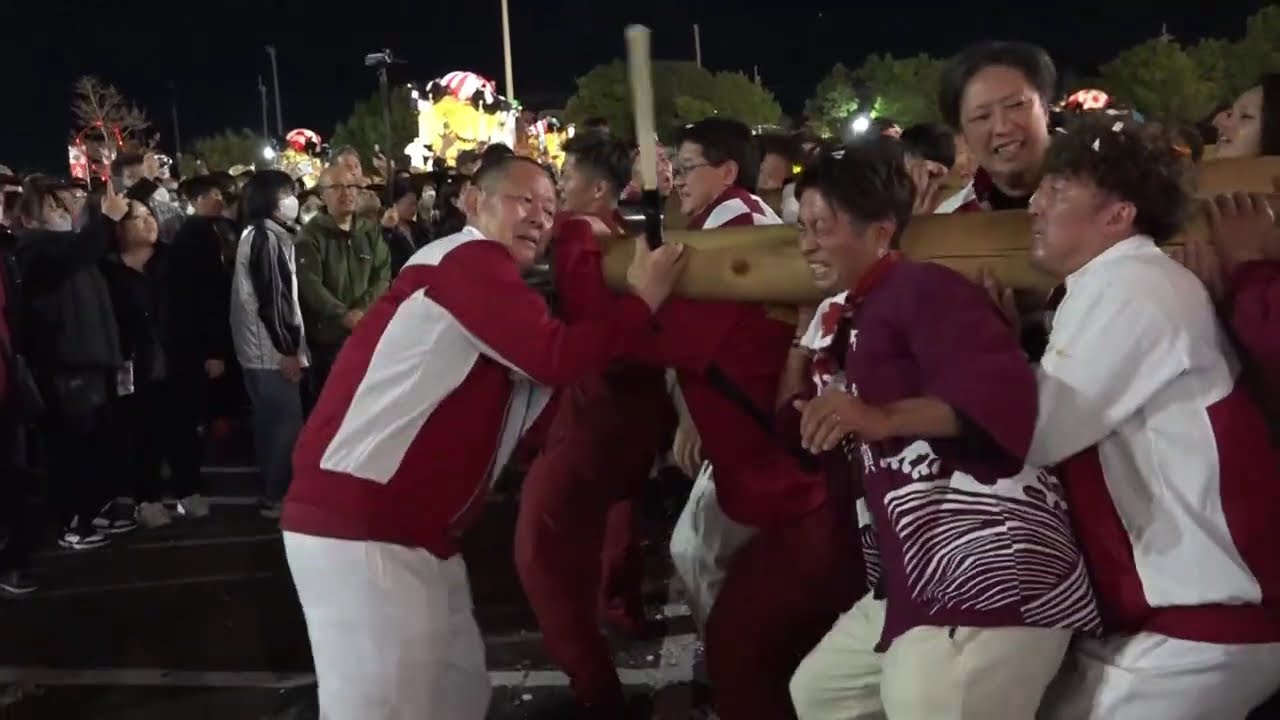 #新居浜太鼓祭り2023    やっぱ、カッコエエ！  中須賀太鼓台特集　イオンモール夜太鼓編