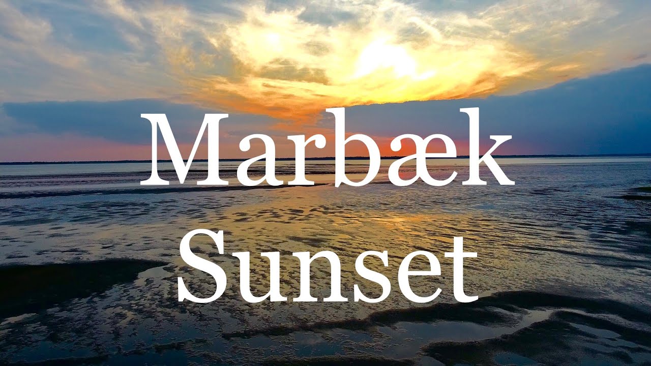 DJI Phantom 4 Footage 4K. Denmark/Sunset in Marb&aelig;k