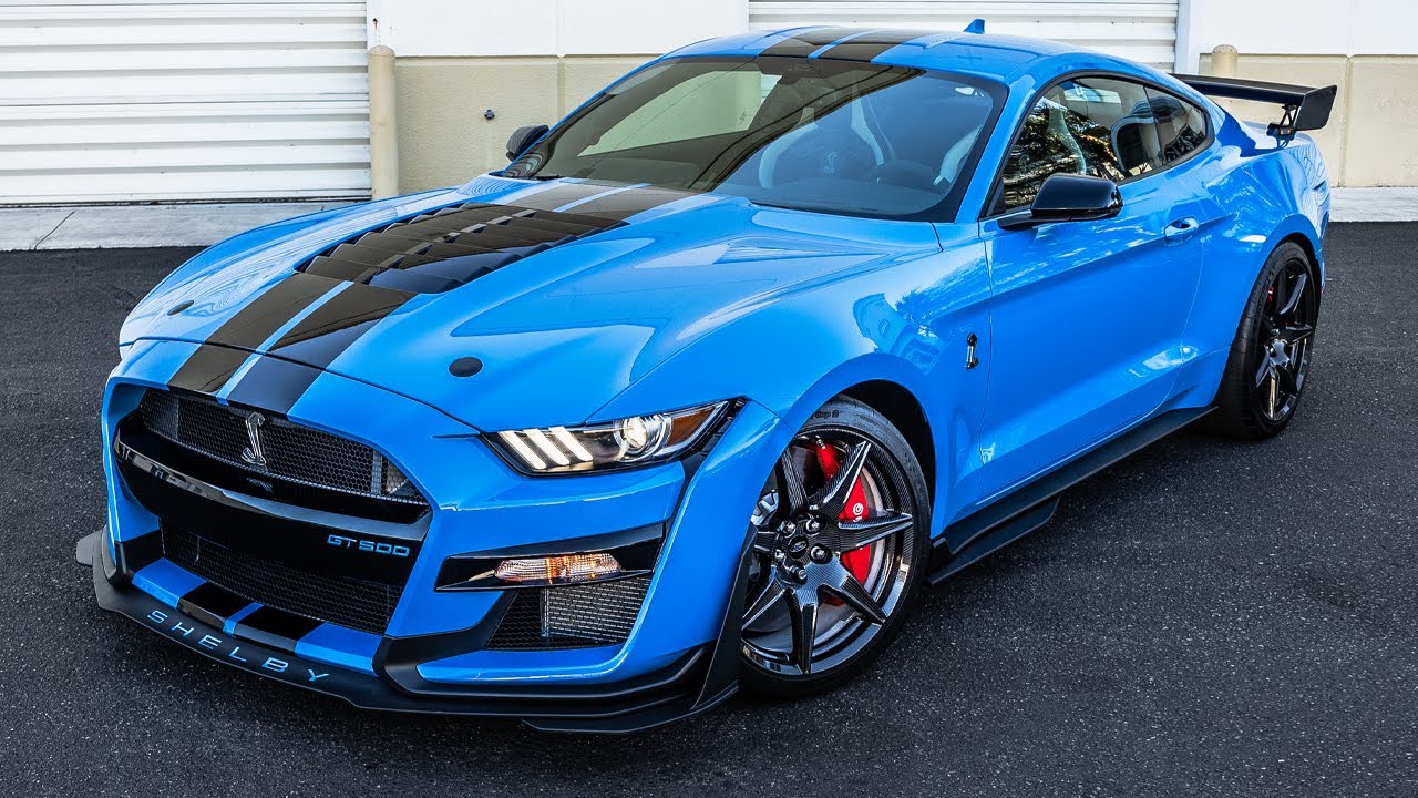 [GOLDEN TICKET] Shelby GT500 w/ Carbon Fiber Track Pack in GRABBER BLUE!! [4K]