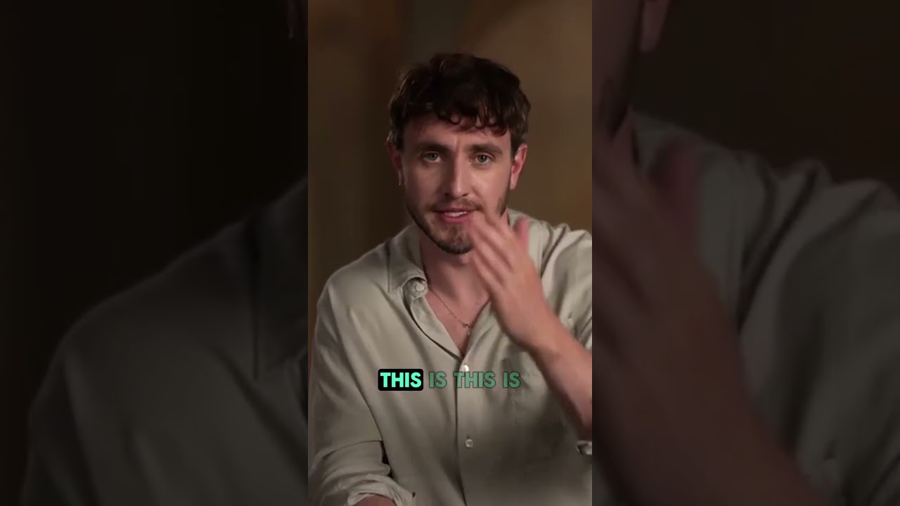 Paul Mescal's Gladiator Armor Moment!  