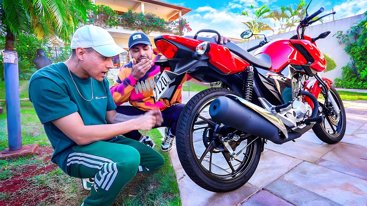 ACABEI COM A PLACA DA NOVA  FAN 150 DO GUI !