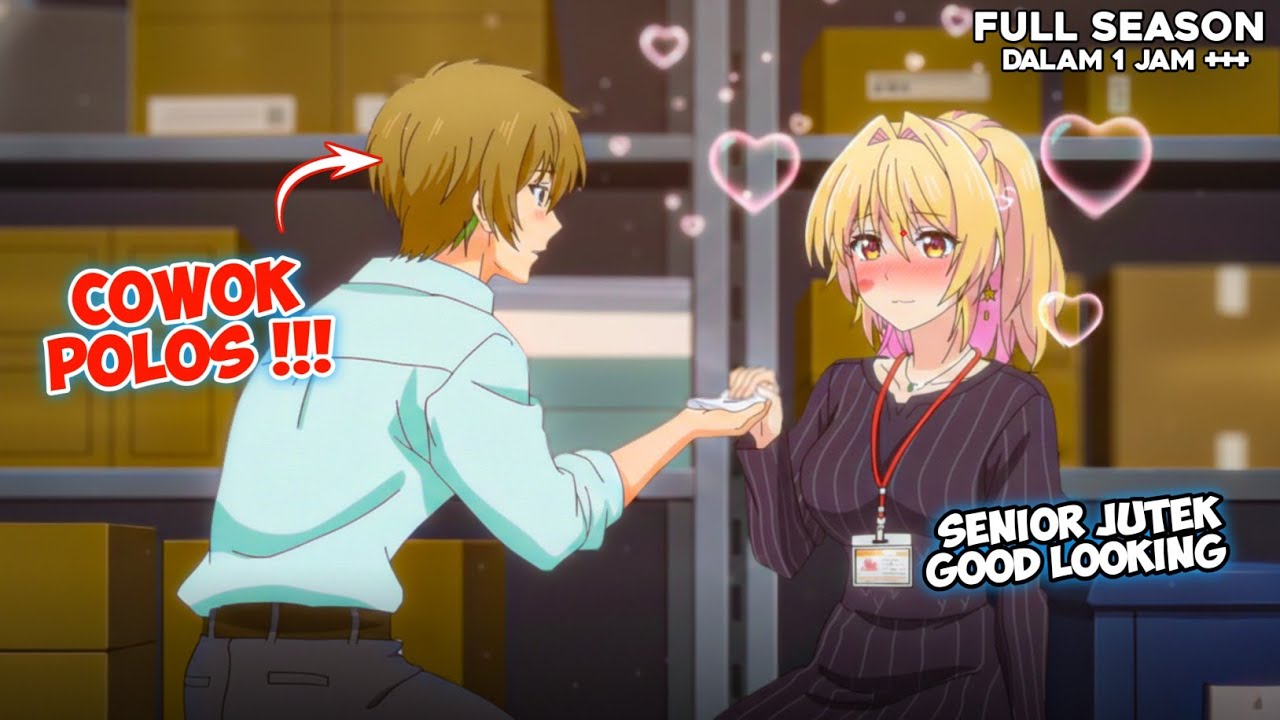 KETIKA SENIOR KIKUK JATUH CINTA DENGAN JUNIOR POLOS‼️ - ALUR CERITA ANIME BUKIYOU NA SENPAI