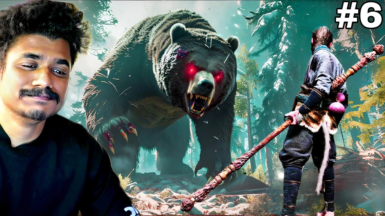 FINALLY WE FOUND BEAR BOSS IN Black Myth Wukong PART #06