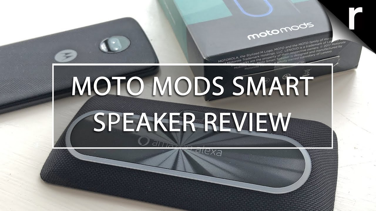 Moto Mods Smart Speaker w/Alexa Unboxing & Review