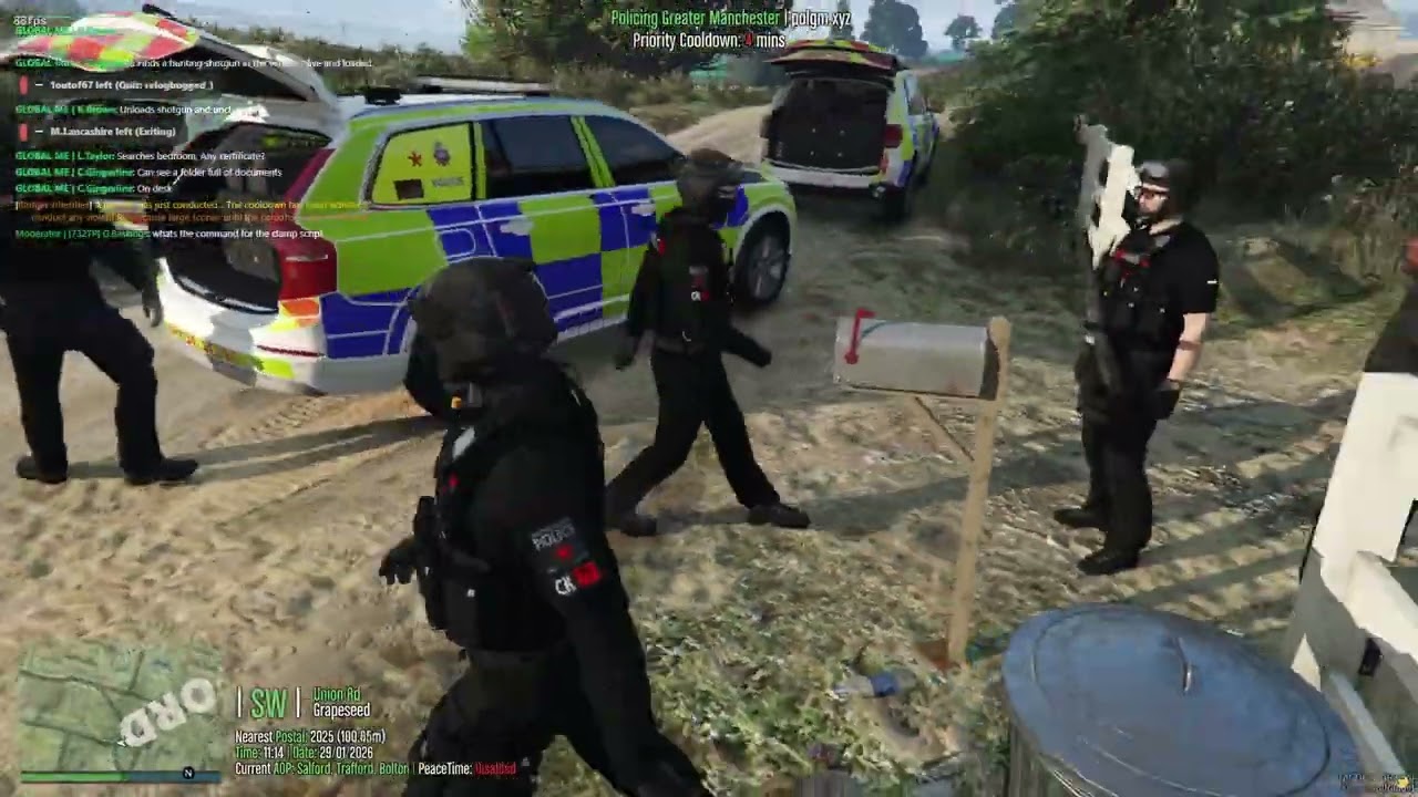 Policing Greater Manchester  Firearms Deployment.