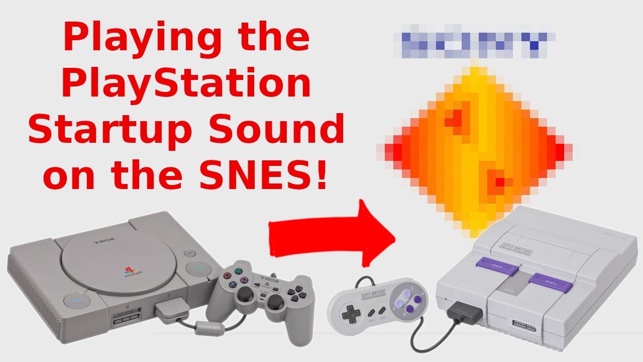 Playing the PlayStation Startup Sound on the SNES