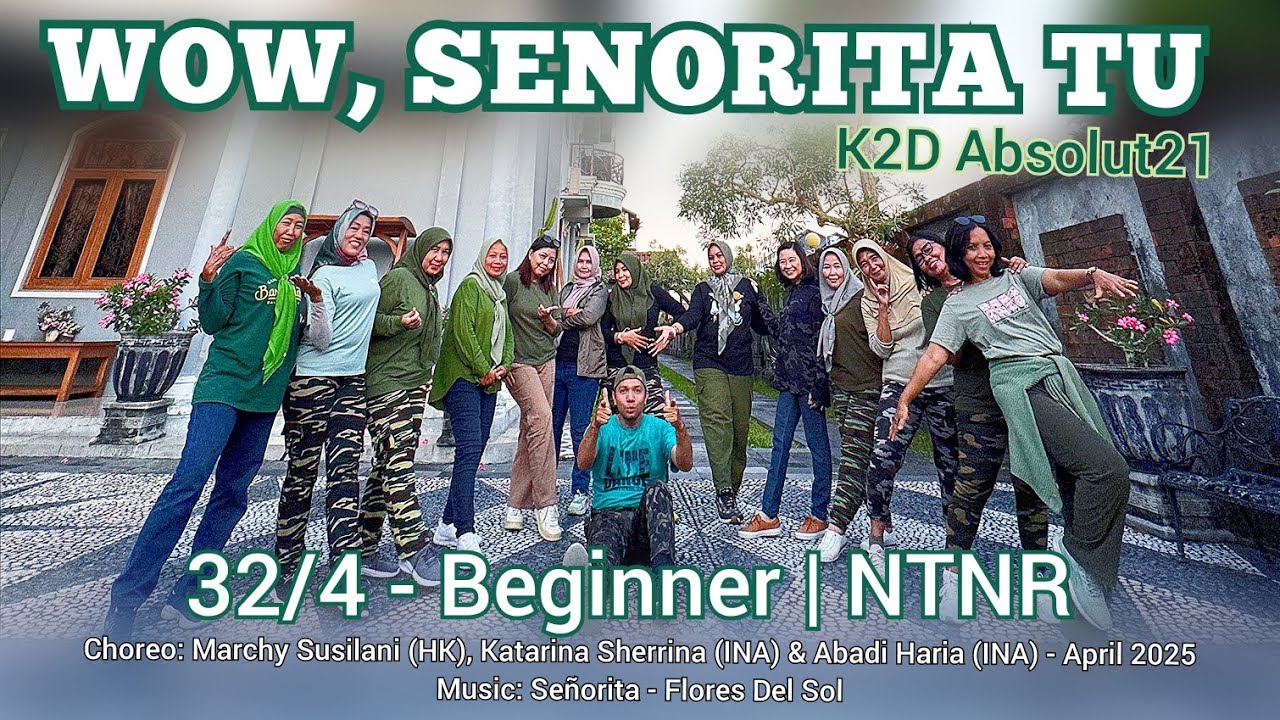 WOW, SENORITA TU Line Dance | Beginner | Marchy Susilani, Katarina Sherrina, Abadi Haria
