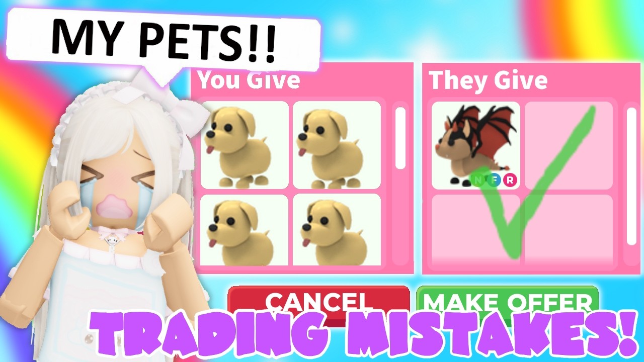 Don't Make These Trading Mistakes! | Adopt Me Trading Hub Update Roblox | Riivv3r