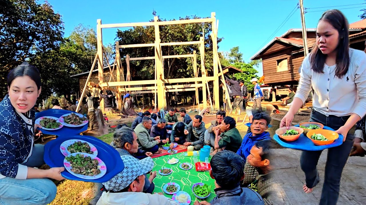 หลังยกบ้านสำเร็จ กินข้าวสามัคคี ที่บ้านน้องบุษบาตาคม 16 มกราคม ค.ศ. 2026