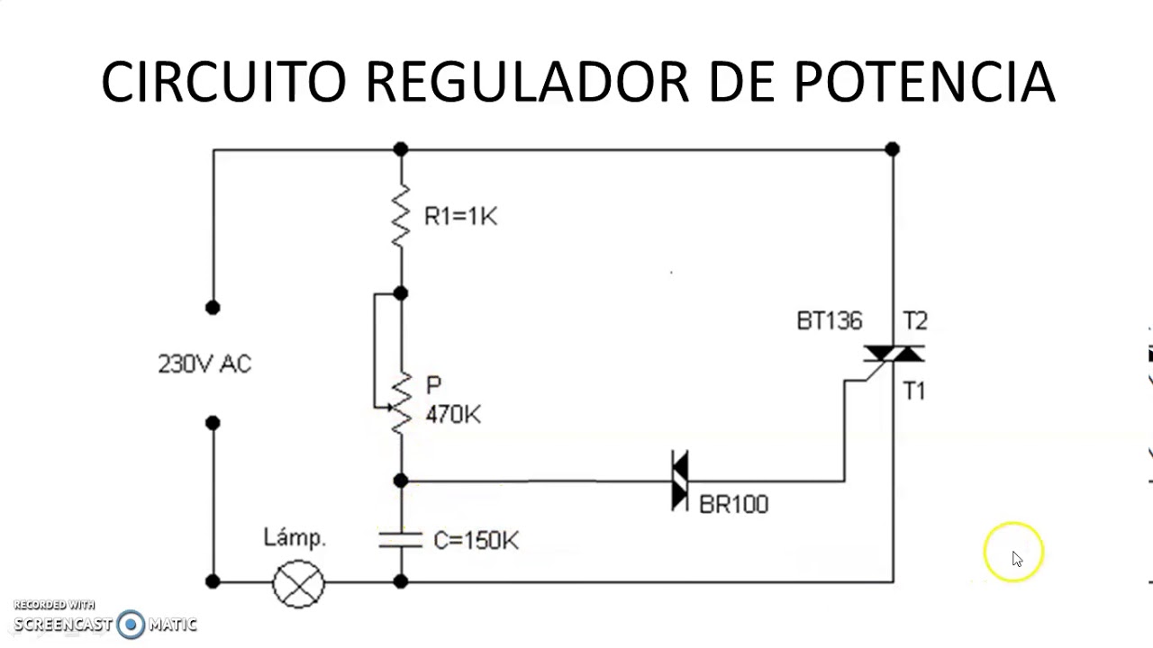 REGULADOR POTENCIA CON TRIAC